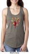 Yoga Foliage Tree Pose Ladies Ideal Tank Top