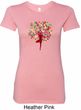 Yoga Foliage Tree Pose Ladies Longer Length Shirt