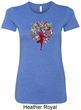 Yoga Foliage Tree Pose Ladies Longer Length Shirt
