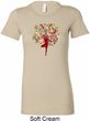 Yoga Foliage Tree Pose Ladies Longer Length Shirt