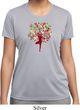 Yoga Foliage Tree Pose Ladies Moisture Wicking Shirt