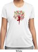 Yoga Foliage Tree Pose Ladies Moisture Wicking Shirt