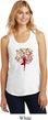 Yoga Foliage Tree Pose Ladies Racerback Tank Top