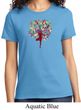 Yoga Foliage Tree Pose Ladies Shirt
