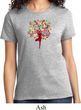 Yoga Foliage Tree Pose Ladies Shirt