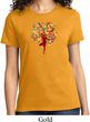 Yoga Foliage Tree Pose Ladies Shirt