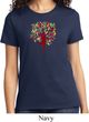 Yoga Foliage Tree Pose Ladies Shirt