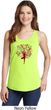 Yoga Foliage Tree Pose Ladies Tank Top