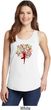 Yoga Foliage Tree Pose Ladies Tank Top