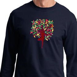 Yoga Foliage Tree Pose Long Sleeve Shirt Yoga Foliage Tree Pose Long Sleeve Shirt