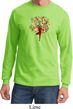Yoga Foliage Tree Pose Long Sleeve Shirt