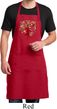 Yoga Foliage Tree Pose Mens Full Length Apron with Pockets
