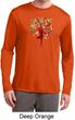 Yoga Foliage Tree Pose Mens Moisture Wicking Long Sleeve Shirt