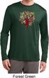 Yoga Foliage Tree Pose Mens Moisture Wicking Long Sleeve Shirt