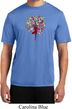 Yoga Foliage Tree Pose Mens Moisture Wicking Shirt