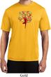 Yoga Foliage Tree Pose Mens Moisture Wicking Shirt