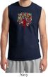Yoga Foliage Tree Pose Mens Muscle Shirt