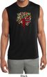 Yoga Foliage Tree Pose Mens Sleeveless Moisture Wicking Shirt