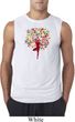 Yoga Foliage Tree Pose Mens Sleeveless Shirt