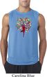 Yoga Foliage Tree Pose Mens Sleeveless Shirt