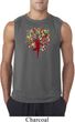 Yoga Foliage Tree Pose Mens Sleeveless Shirt
