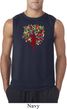Yoga Foliage Tree Pose Mens Sleeveless Shirt