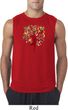 Yoga Foliage Tree Pose Mens Sleeveless Shirt