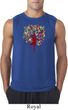 Yoga Foliage Tree Pose Mens Sleeveless Shirt
