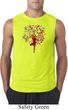 Yoga Foliage Tree Pose Mens Sleeveless Shirt