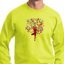 Yoga Foliage Tree Pose Sweatshirt Yoga Foliage Tree Pose Sweatshirt