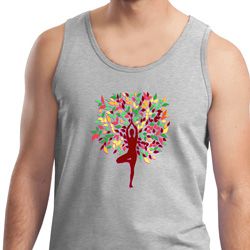Yoga Foliage Tree Pose Tank Top Yoga Foliage Tree Pose Tank Top