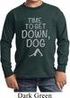 Yoga Get Down Dog Kids Long Sleeve Shirt