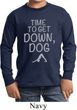 Yoga Get Down Dog Kids Long Sleeve Shirt