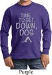 Yoga Get Down Dog Kids Long Sleeve Shirt