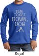 Yoga Get Down Dog Kids Long Sleeve Shirt