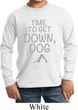 Yoga Get Down Dog Kids Long Sleeve Shirt