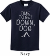 Yoga Get Down Dog Kids Shirt