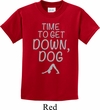 Yoga Get Down Dog Kids Shirt