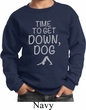 Yoga Get Down Dog Kids Sweatshirt