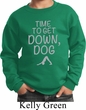 Yoga Get Down Dog Kids Sweatshirt