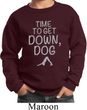 Yoga Get Down Dog Kids Sweatshirt