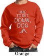 Yoga Get Down Dog Kids Sweatshirt