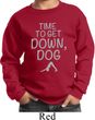 Yoga Get Down Dog Kids Sweatshirt