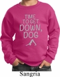 Yoga Get Down Dog Kids Sweatshirt