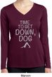 Yoga Get Down Dog Ladies Dry Wicking Long Sleeve Shirt