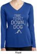 Yoga Get Down Dog Ladies Dry Wicking Long Sleeve Shirt