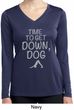 Yoga Get Down Dog Ladies Dry Wicking Long Sleeve Shirt
