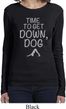 Yoga Get Down Dog Ladies Long Sleeve Shirt