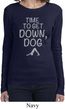Yoga Get Down Dog Ladies Long Sleeve Shirt