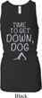 Yoga Get Down Dog Ladies Longer Length Racerback Tank Top